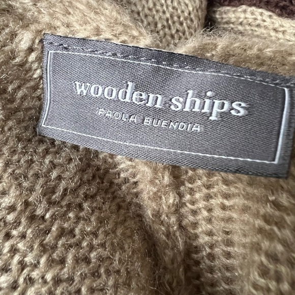 Wooden Ships open draped kaftan kimono sweater NWOT size S-M - Picture 7 of 8